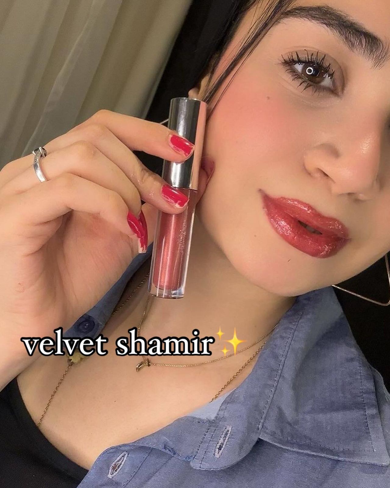 Velvet shimmer